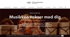 Desktop Screenshot of ollemus.dk
